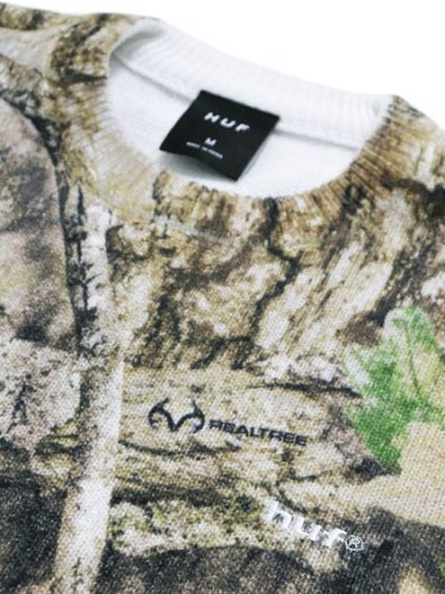 画像3: 【送料無料】HUF REALTREE CREWNECK SWEATER