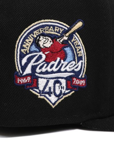 画像8: NEW ERA 59FIFTY CS PADRES 40TH U/GREY FB BLK/WHT