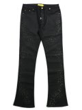 【送料無料】GUAPI ALL BLACK STARRY SKY WAXED DENIM