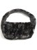 画像1: ADIDAS SMALL FAUX FUR SHOULDER BAG-BLACK (1)