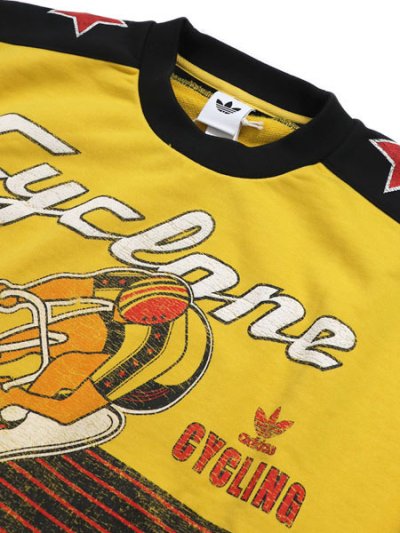 画像3: 【送料無料】ADIDAS WMNS CYCLING SWEATSHIRT-EQT YEL/CLOUD WH