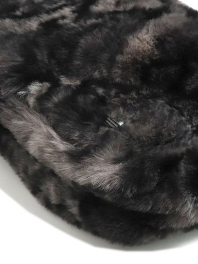 画像3: ADIDAS SMALL FAUX FUR SHOULDER BAG-BLACK