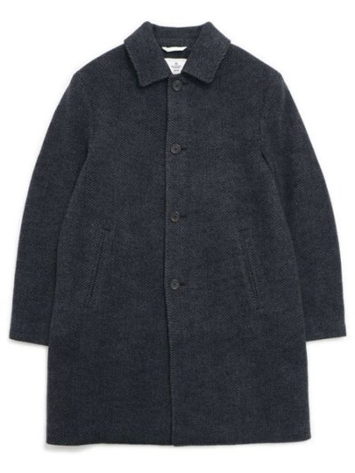 画像1: 【送料無料】REIGNING CHAMP WOOL HERRINGBONE SCOUT COAT BLACK/GREY