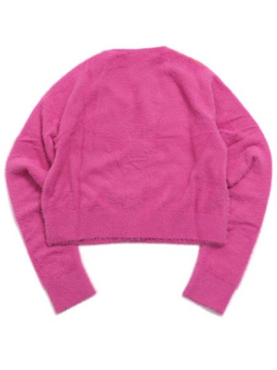 画像2: 【送料無料】ADIDAS WMNS FLUFFY KNITTED CARDIGAN-SEMI LUCID FC