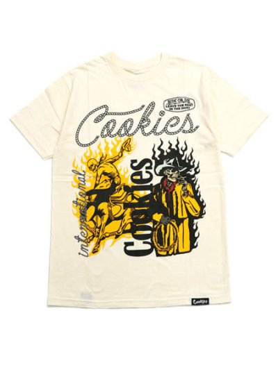 画像1: COOKIES CLOTHING MUERTE RODEO TEE CREAM