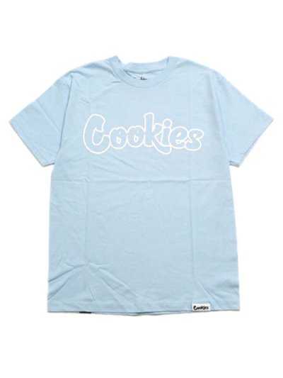 画像1: COOKIES CLOTHING ORIGINAL MINT OUTLINE TEE POWDER BLU/WHT