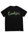 COOKIES CLOTHING LOGO FLOWER FILLED LOGO TEE BLACK