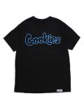 COOKIES CLOTHING ORIGINAL MINT OUTLINE TEE BLACK/CBLUE