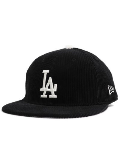 画像1: NEW ERA RC 9FIFTY LEATHER STRAP CORDUROY DODGERS