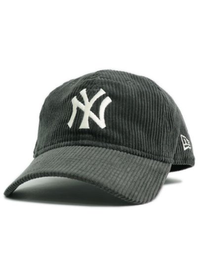 画像1: NEW ERA 9TWENTY CORDUROY YANKEES GREY