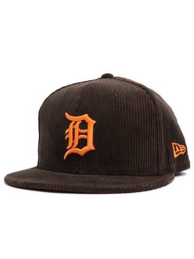 画像1: NEW ERA 59FIFTY CORDUROY TIGERS DARK BROWN