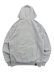 画像2: 【送料無料】COOKIES CLOTHING LOGO TWILL APPLIQUE ZIP HOODIE GYHTR/BLK (2)