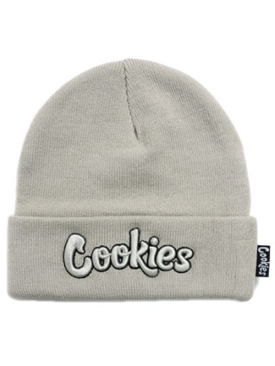 画像1: COOKIES CLOTHING OG MINT EMBROID CUFFED BEANIE TAN/BLACK