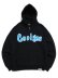 画像1: 【送料無料】COOKIES CLOTHING LOGO TWILL APPLIQUE ZIP HOODIE BLK/CBLUE (1)