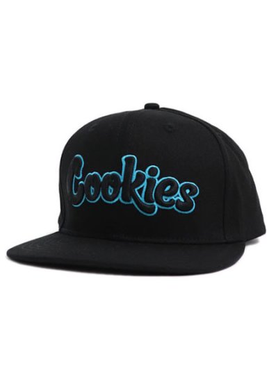 画像1: COOKIES CLOTHING OG MINT SNAPBACK HAT BLACK/COOKIES BLUE
