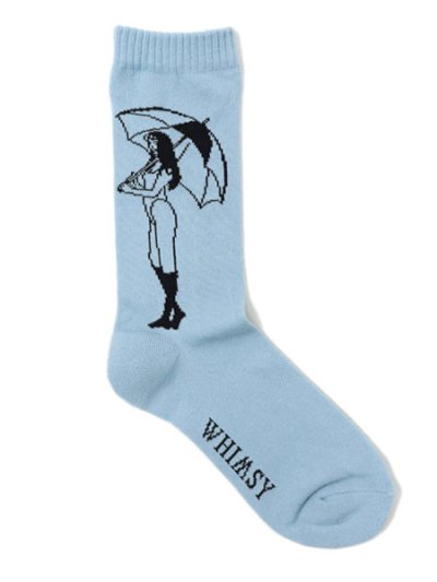 画像2: WHIMSY SOCKS REICO SOCKS LIGHT BLUE