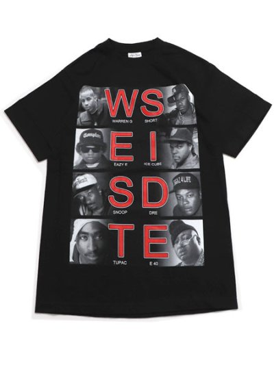 画像1: STREET WEAR SUPPLY WEST SIDE INITIALS TEE