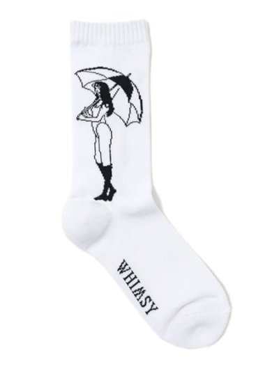 画像2: WHIMSY SOCKS REICO SOCKS WHITE