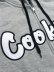 画像3: 【送料無料】COOKIES CLOTHING LOGO TWILL APPLIQUE ZIP HOODIE GYHTR/BLK