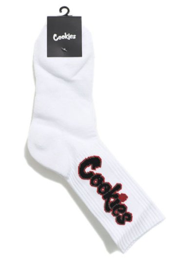 画像1: COOKIES CLOTHING COOKIES 3PK SOCKS WHITE