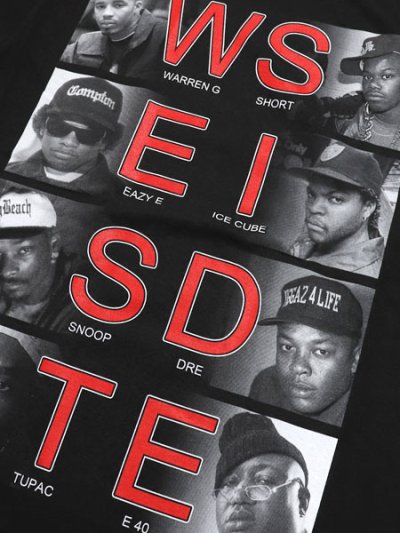 画像3: STREET WEAR SUPPLY WEST SIDE INITIALS TEE