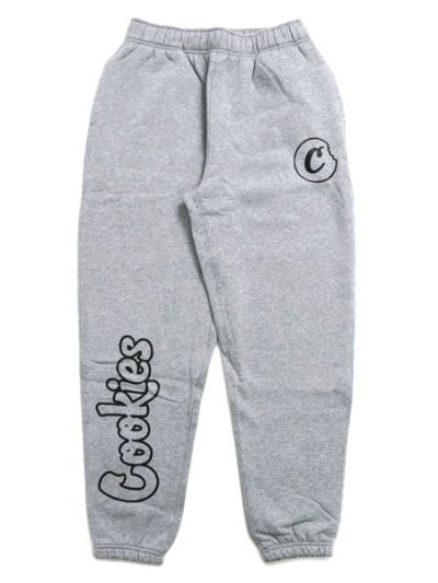 画像1: 【送料無料】COOKIES CLOTHING ORIGINAL MINT OUTLINE SWEATPANT GYHTR/BK