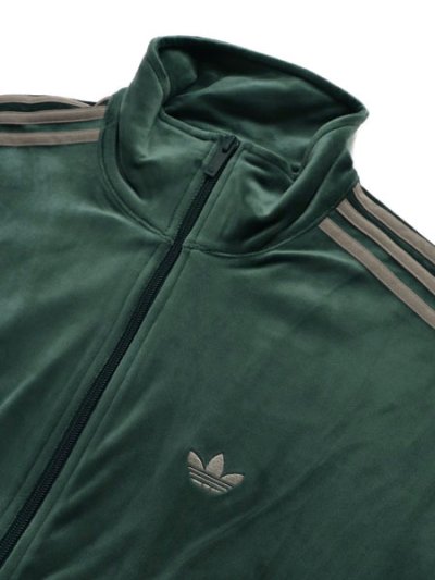 画像3: 【送料無料】ADIDAS FB TP VELOUR TRACK TOP-SHADOW GREEN