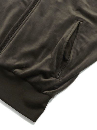画像4: 【送料無料】ADIDAS FB TP VELOUR TRACK TOP-DARK BROWN