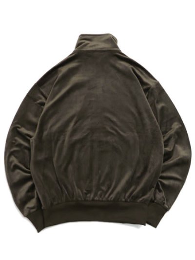 画像2: 【送料無料】ADIDAS FB TP VELOUR TRACK TOP-DARK BROWN