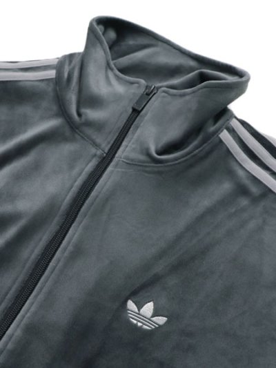 画像3: 【送料無料】ADIDAS FB TP VELOUR TRACK TOP-DARK GREY