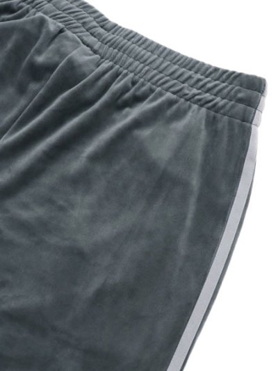 画像4: 【送料無料】ADIDAS FB TP VELOUR TRACK PANTS-DARK GREY