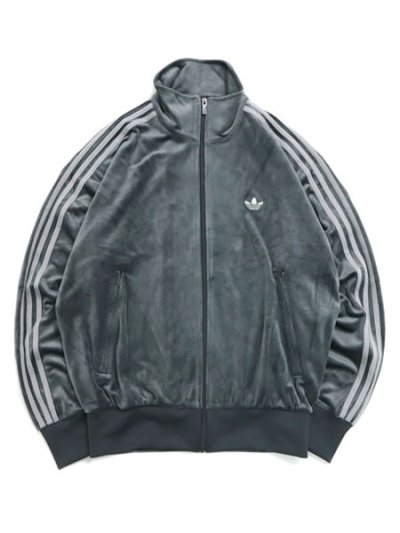 画像1: 【送料無料】ADIDAS FB TP VELOUR TRACK TOP-DARK GREY