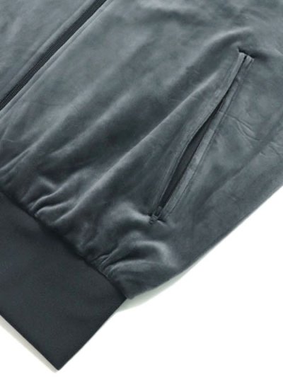 画像4: 【送料無料】ADIDAS FB TP VELOUR TRACK TOP-DARK GREY