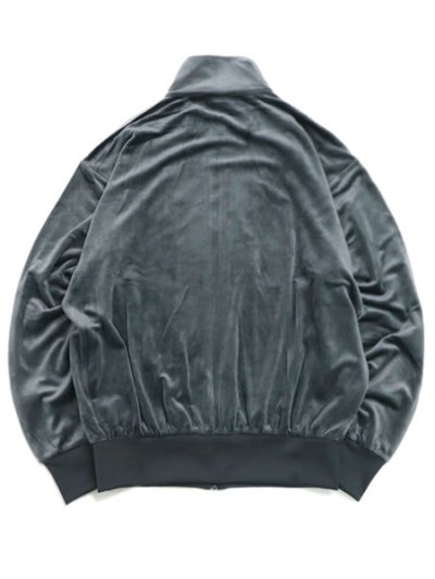画像2: 【送料無料】ADIDAS FB TP VELOUR TRACK TOP-DARK GREY