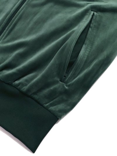 画像4: 【送料無料】ADIDAS FB TP VELOUR TRACK TOP-SHADOW GREEN