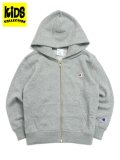 【KIDS】CHAMPION KIDS US COTTON ZIP HOODED SWEATSHIRT