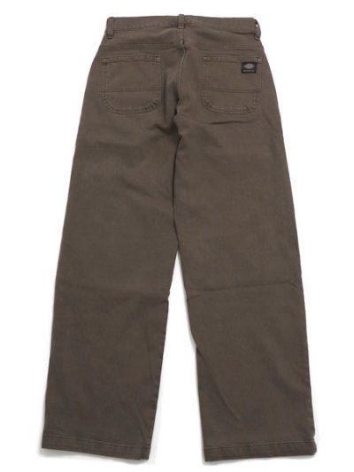 画像2: 【送料無料】DICKIES WINGVILLE LOOSE JEANS-BROWN TINT WASH