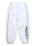 【送料無料】FUBU NYLON TRACK PANTS WHITE