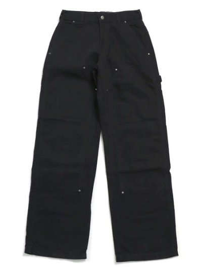 画像1: 【送料無料】DICKIES DOUBLE KNEE CANVAS CARPENTER-BLACK