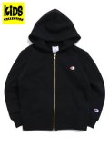 【KIDS】CHAMPION KIDS US COTTON ZIP HOODED SWEATSHIRT