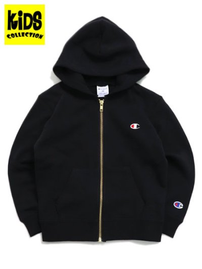 画像1: 【KIDS】CHAMPION KIDS US COTTON ZIP HOODED SWEATSHIRT