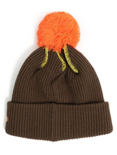 画像2: NEW ERA POM PON KNIT GORO BROWN