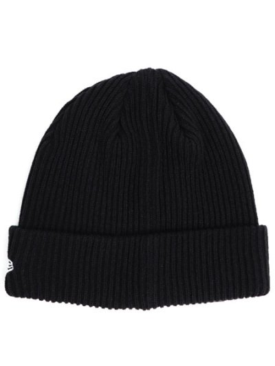 画像2: NEW ERA CUFF KNIT RIB-BLACK/SNOW WHITE