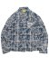 画像1: 【送料無料】GUAPI VINTAGE BLUE STARS FLANNEL JACKET (1)