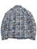 画像2: 【送料無料】GUAPI VINTAGE BLUE STARS FLANNEL JACKET (2)