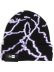 画像1: NEW ERA BASIC CUFF KNIT LIGHTNING BLACK/LT PURPLE (1)