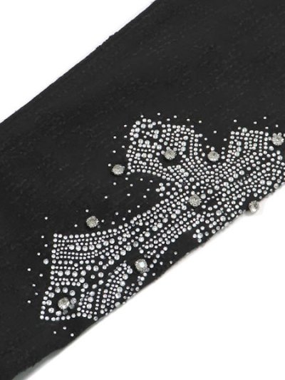 画像7: 【送料無料】GUAPI OBSIDIAN BLACK DISTRESSED CROSS DENIM