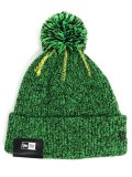 NEW ERA BASIC POM PON KNIT GORO GREEN/BLACK