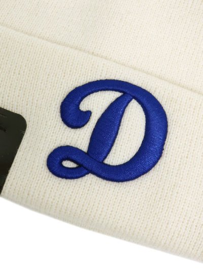 画像3: NEW ERA BASIC CUFF KNIT DODGERS OFF WHITE