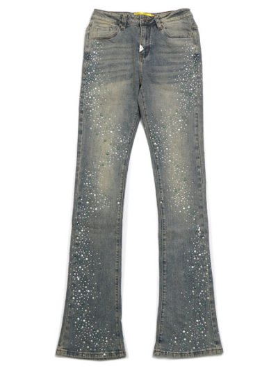画像1: 【送料無料】GUAPI VINTAGE OLIVE PEARLS DENIM